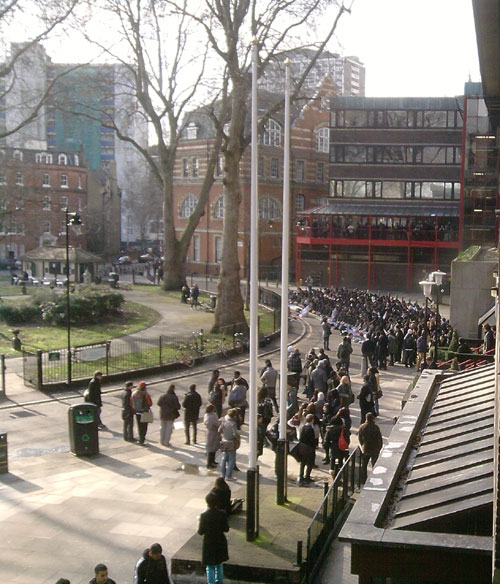 Mass prayers at uni