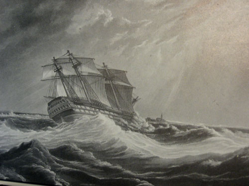 HMS Magnificent (1806) by Gilbert (artist); C. Hunt (engraver); Ackermann & Co (publishers) - NMM collection, ref PAH9217, Public Domain, https://commons.wikimedia.org/w/index.php?curid=8052832