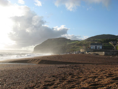 The beach at Seatown, Dorset