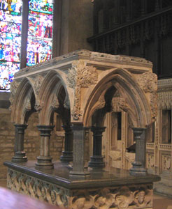 st frideswide's shrine, christchurch cathedral, oxford